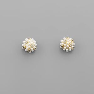 CZ Seedbeads Ball Studs